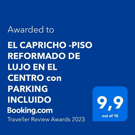 El Capricho - Lujo Y Confort En El Centro Con Parking Incluido Apartament